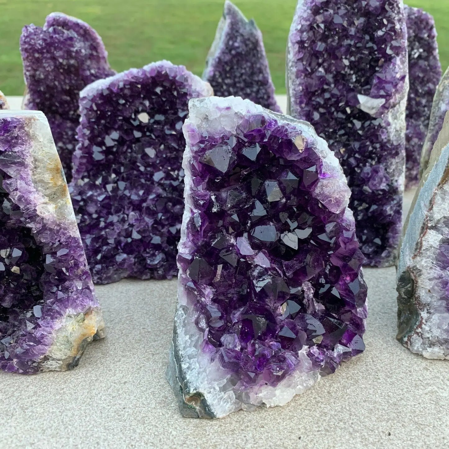 Dark Purple Amethyst Cluster Natura