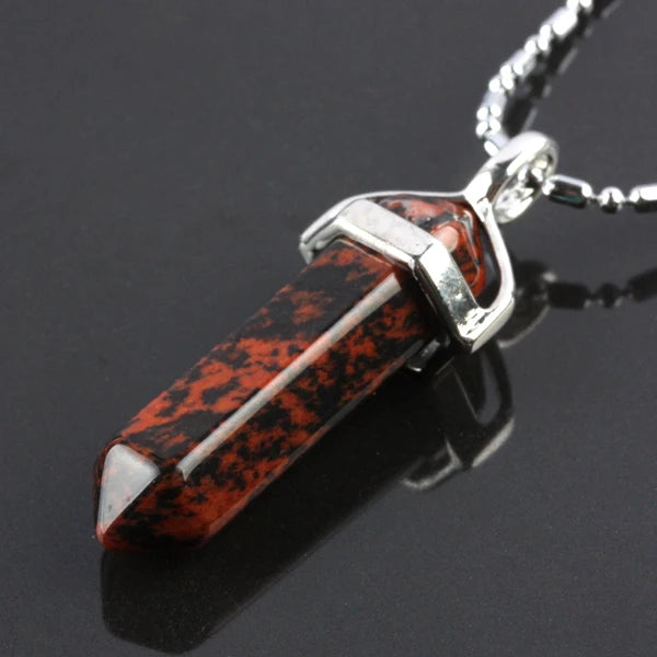 Stone Column Healing Pendant