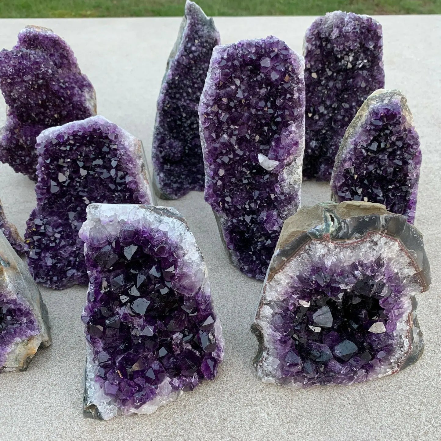 Dark Purple Amethyst Cluster Natura