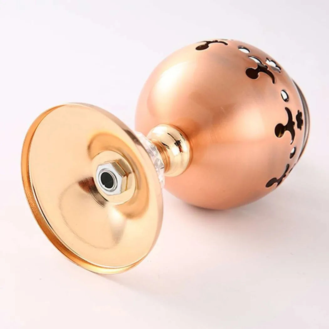 Elegant Glass-Topped Incense Censer