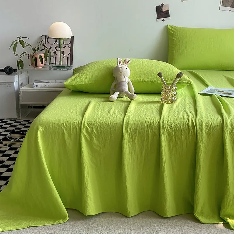 Solid Color Bedsheet Soft Flat