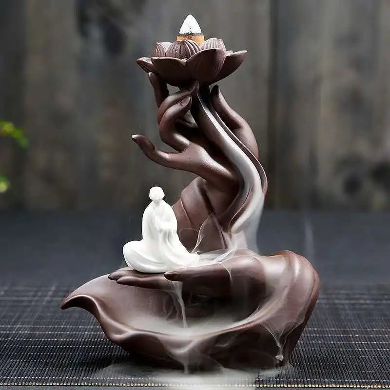 Tranquil Handmade Ceramic Incense Stove