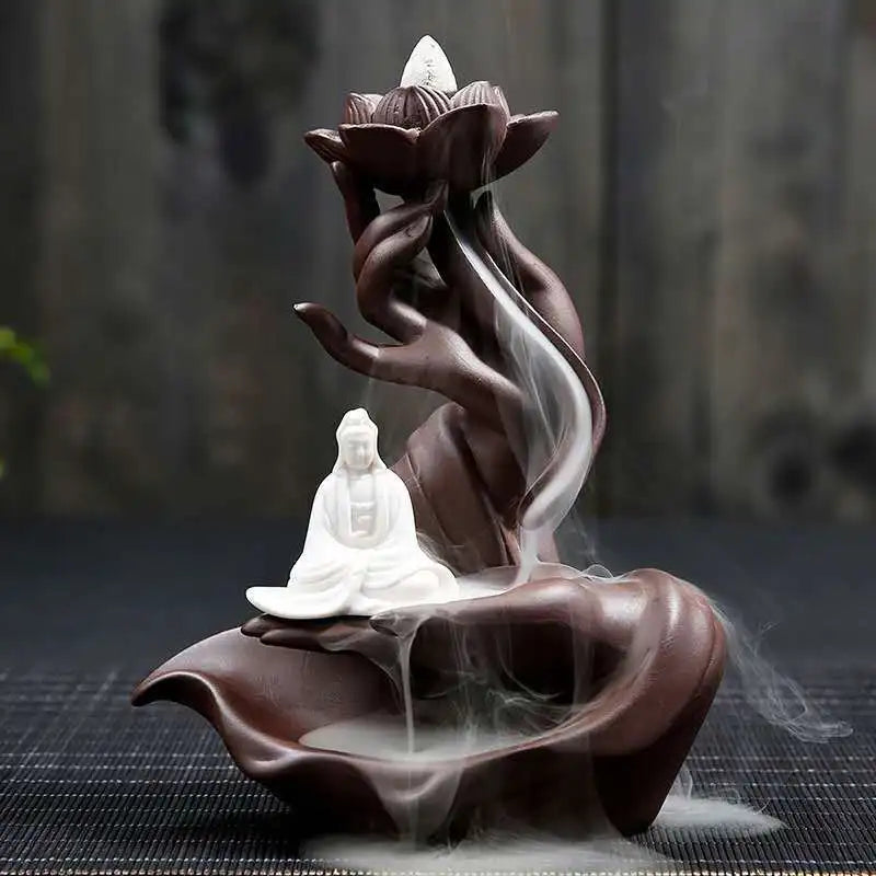 Tranquil Handmade Ceramic Incense Stove