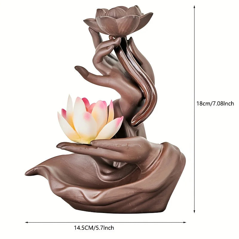 Tranquil Handmade Ceramic Incense Stove
