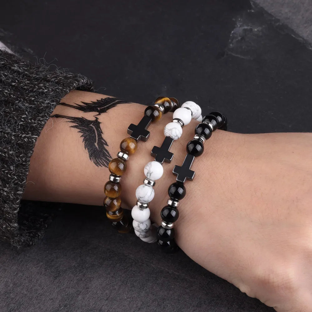 Natural Stone Bracelets Hematite