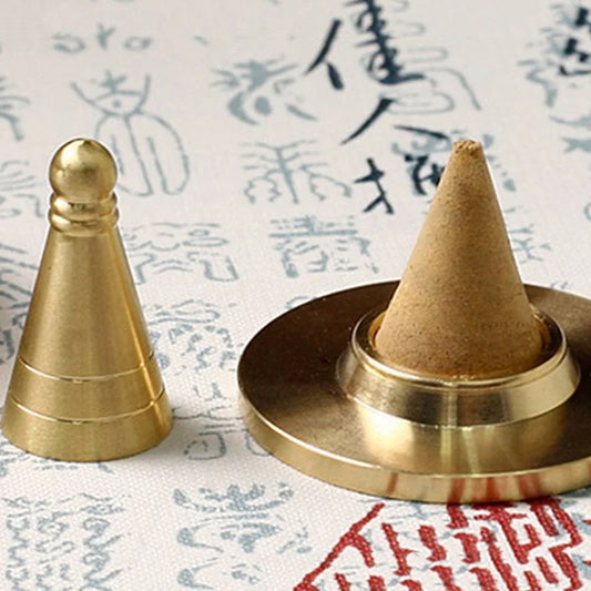 PureCopper Serenity Cones - 1 PCS Pure Copper Tower Incense