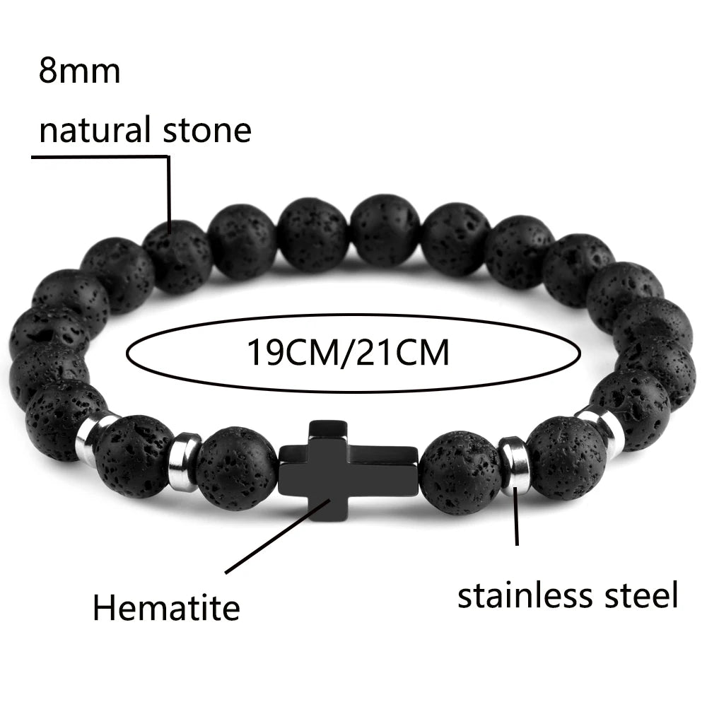 Natural Stone Bracelets Hematite