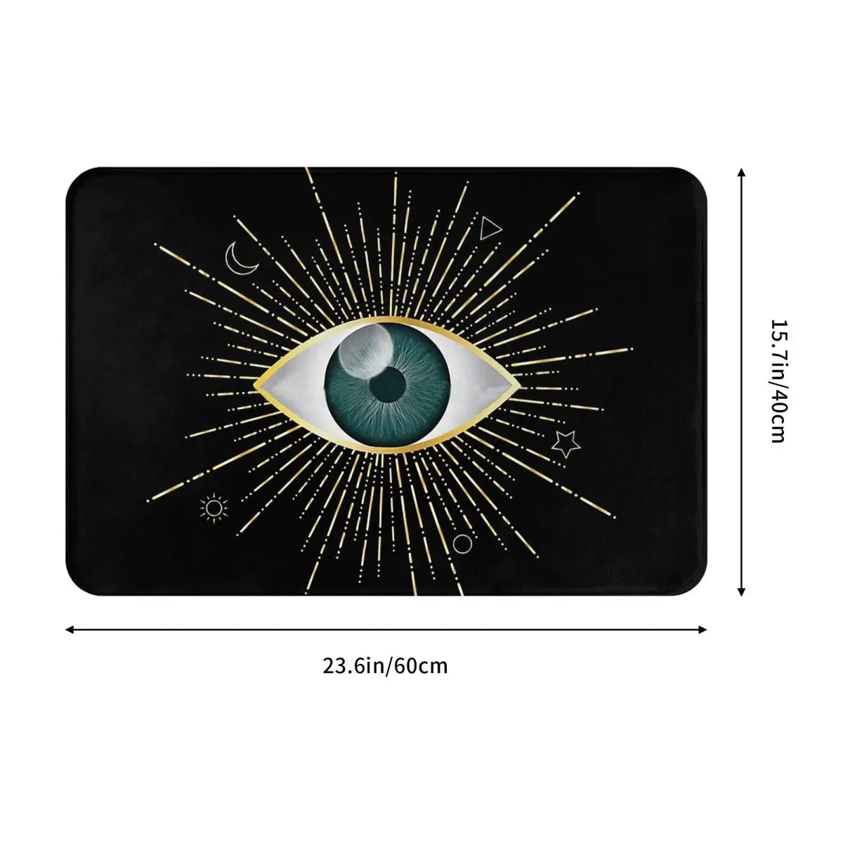 Evil Eye Protection Bathroom Rug