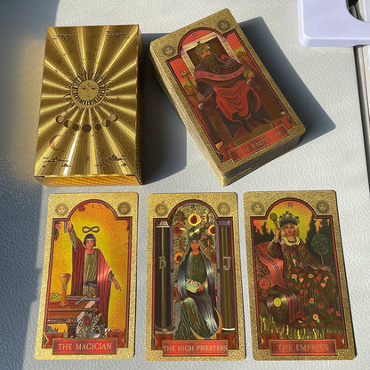 Tarot Deck Gold