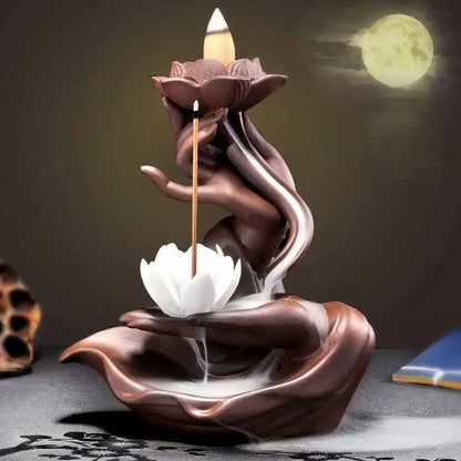 Tranquil Handmade Ceramic Incense Stove