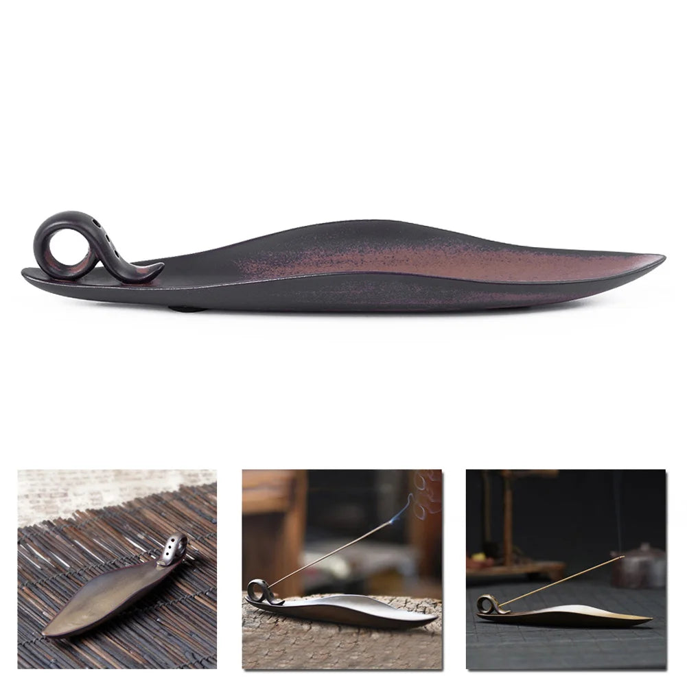 Zen Leaf Incense Burner Holder