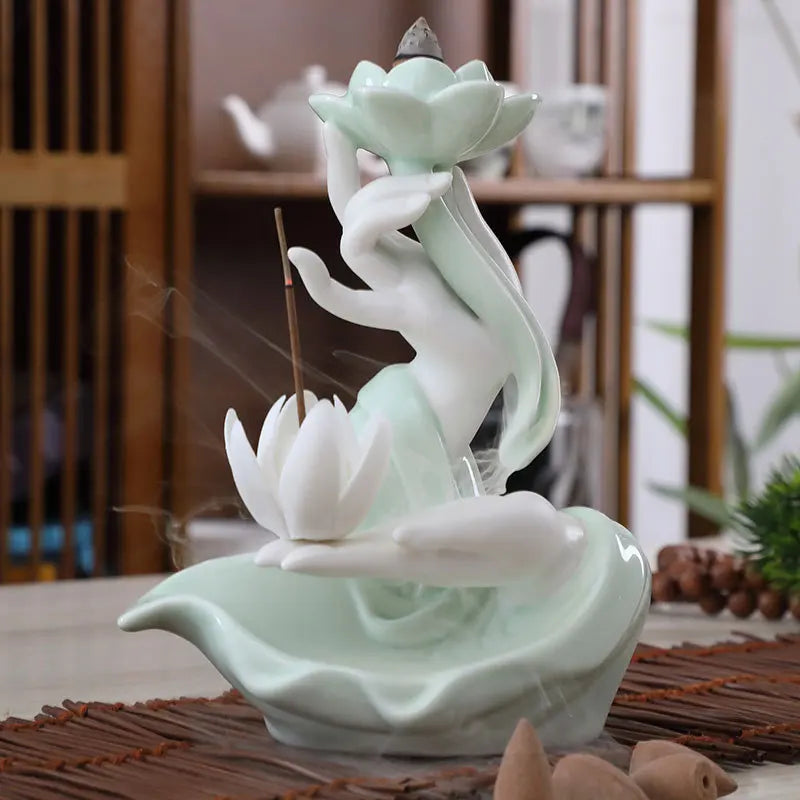 Zen Hand Backflow Incense Burner