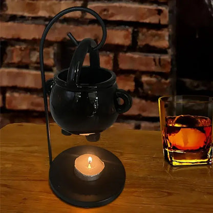 Mystic Cauldron Candle Holder