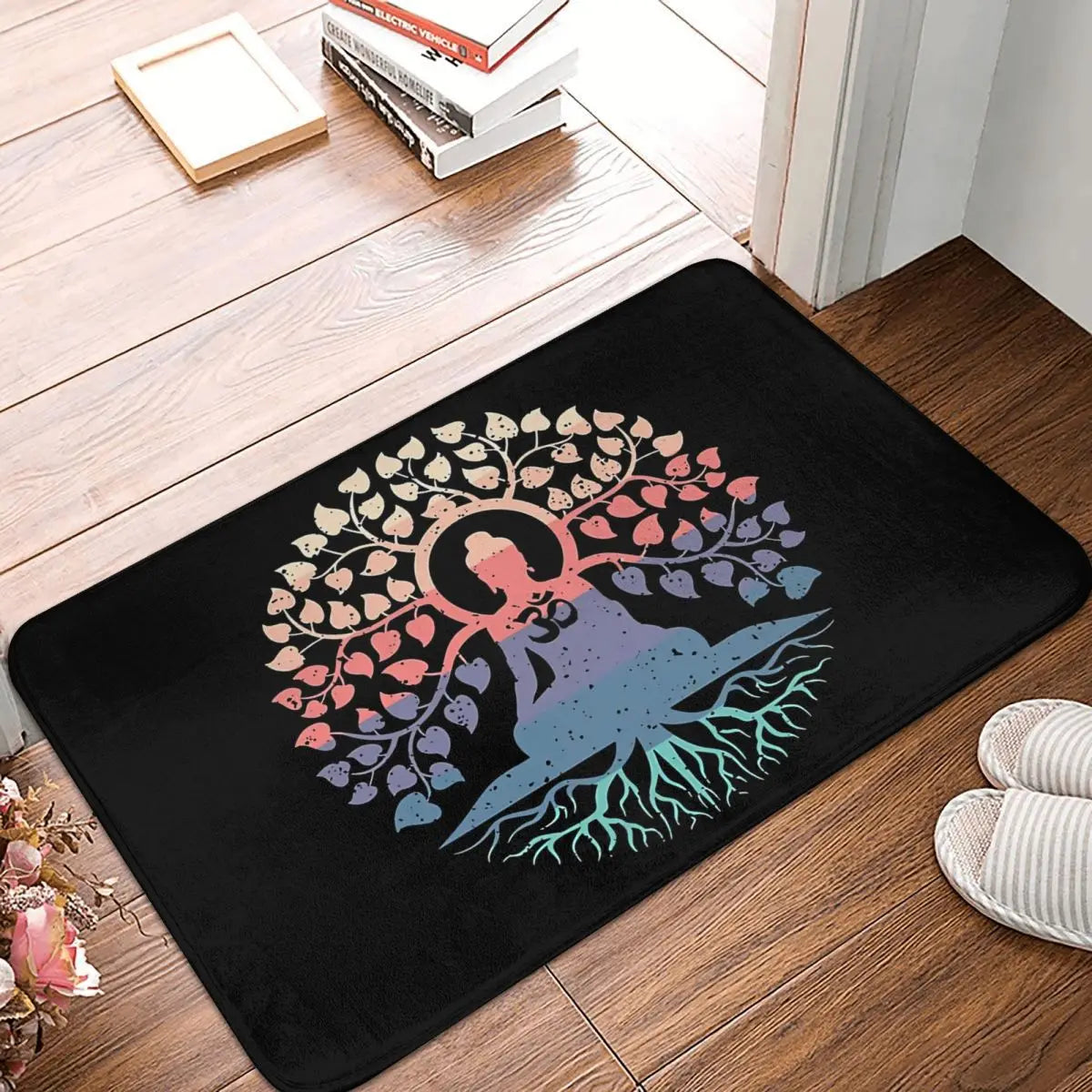 AUM BUDDHA Home Doormat