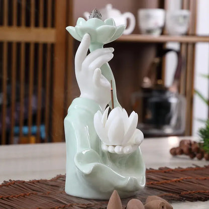 Zen Hand Backflow Incense Burner