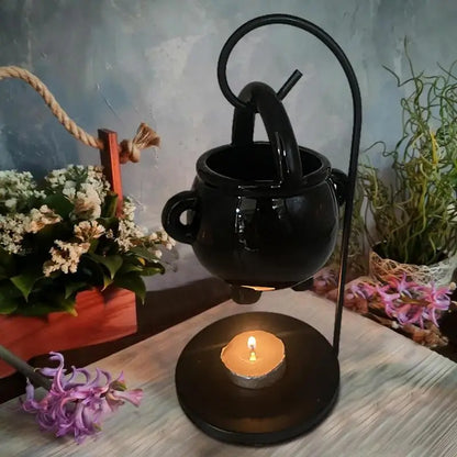 Mystic Cauldron Candle Holder