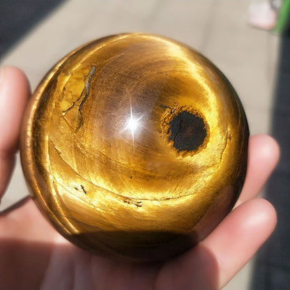 Natural Crystal Tiger Eye Ball